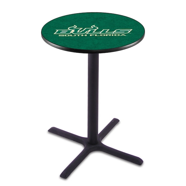 42" Blk Wrinkle South Florida Pub Table